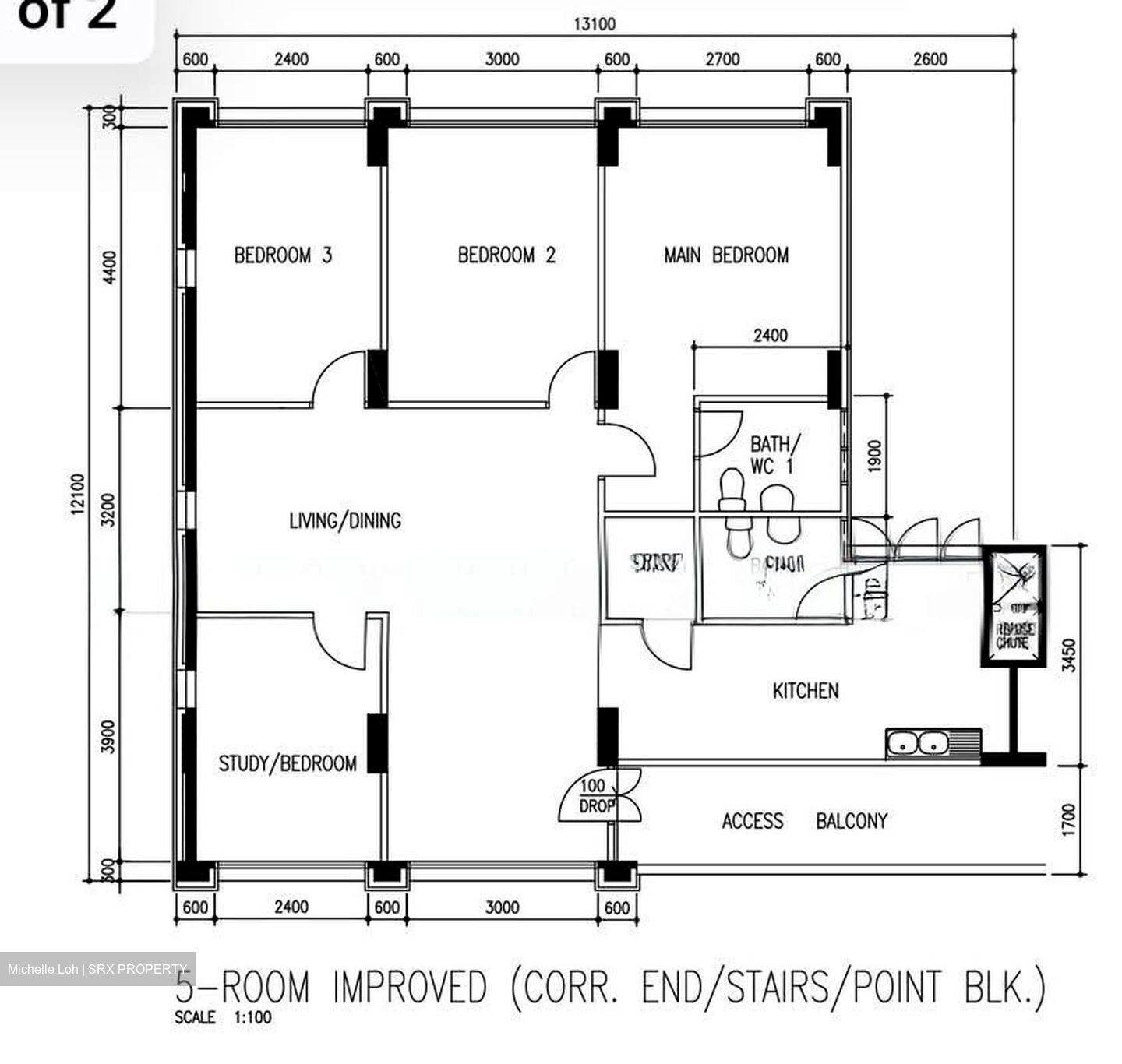 Blk 439 Hougang Avenue 8 (Hougang), HDB 5 Rooms #538393441